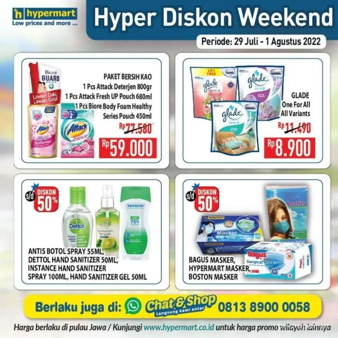 Promo Hypermart Hyper Diskon Weekend Periode 29 Juli-1 Agustus 2022