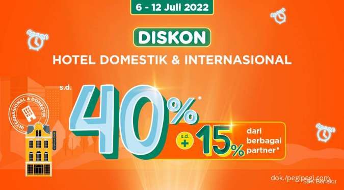 Manfaatkan Promo PegiPegi Time 7.7, Diskon Hotel Domestik & Internasional 40% 15%