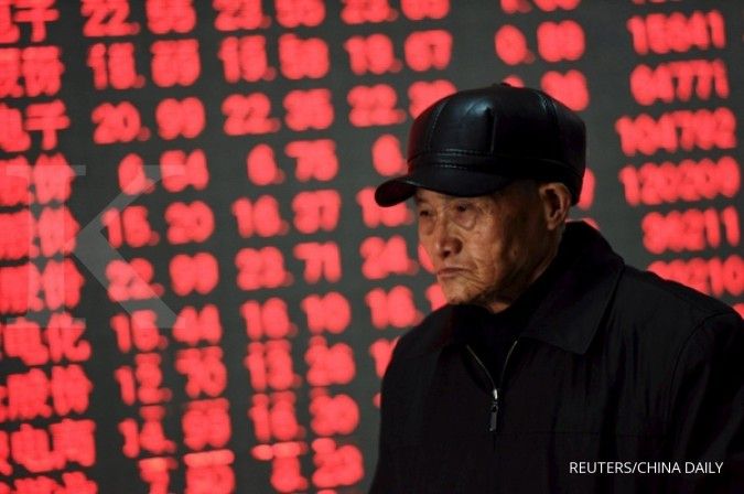 Bursa China jatuh ke level terendah 3 pekan
