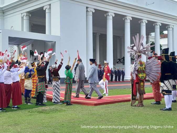 Lawatan Perdana, PM Jepang Ishiba Bertemu Presiden Prabowo di Istana Bogor