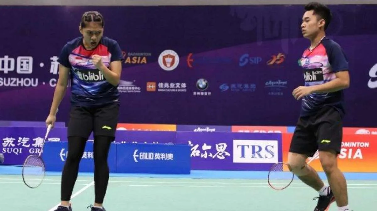 Leo/Indah jadi juara ganda campuran di Asia Junior Championships 2019