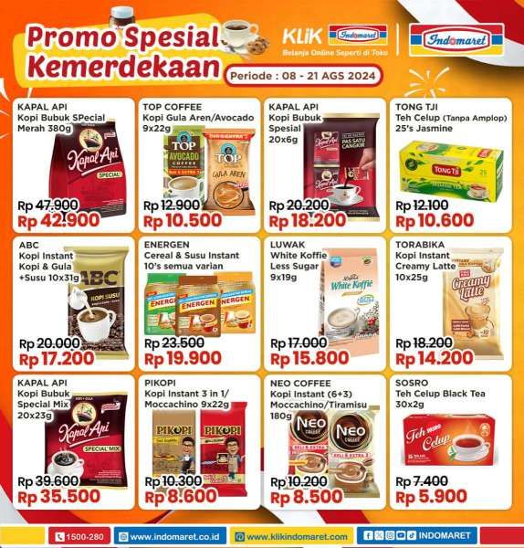 Promo Indomaret Spesial Kemerdekaan 8-21 Agustus 2024