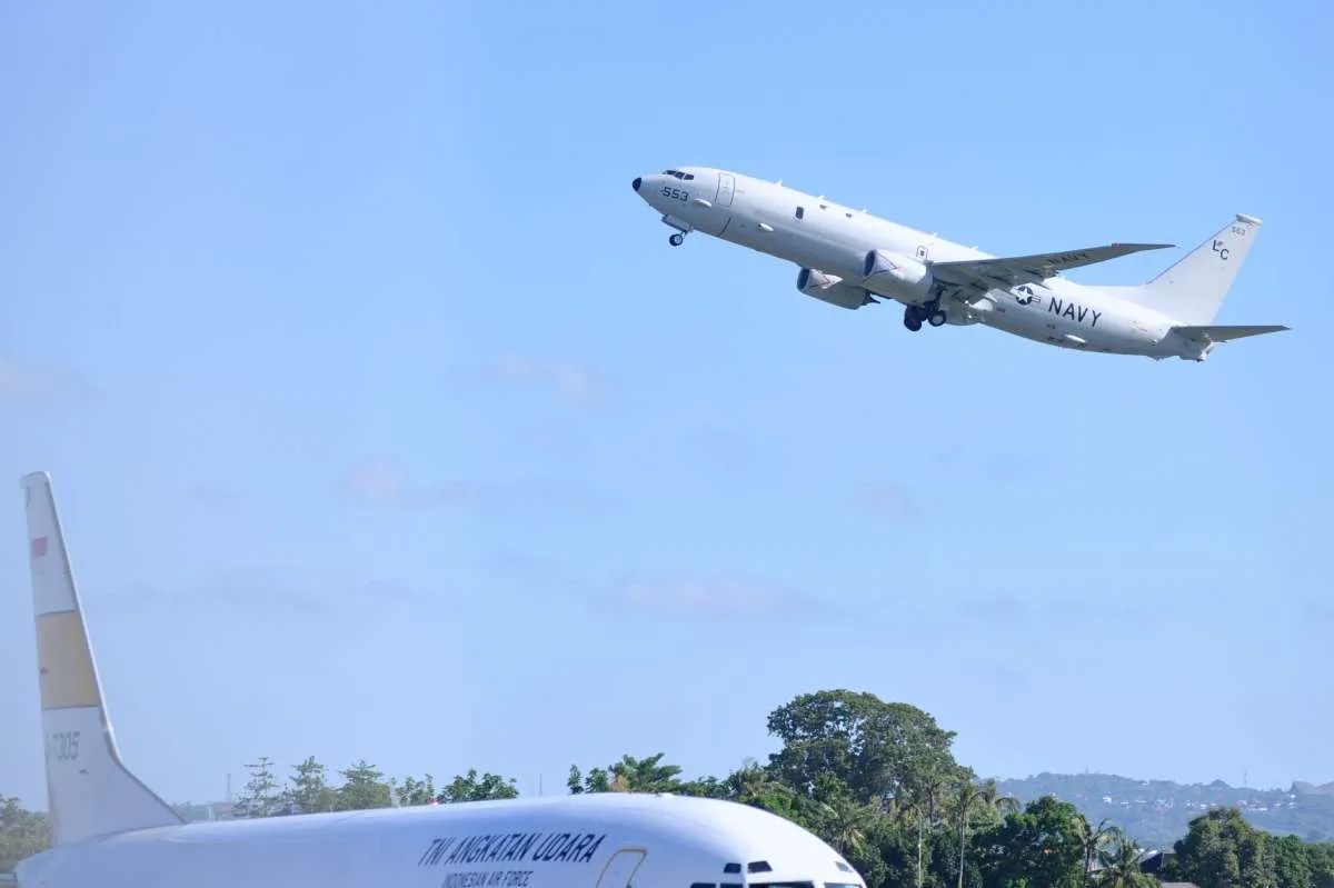 Tantang China, AS Terbangkan Pesawat Poseidon di Atas Selat Taiwan