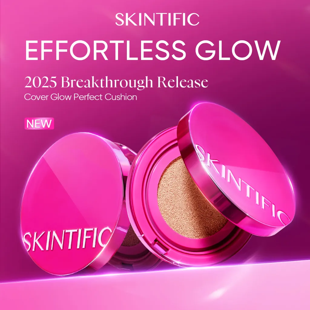 Skintific Cover Glow Perfect Pink Cushion