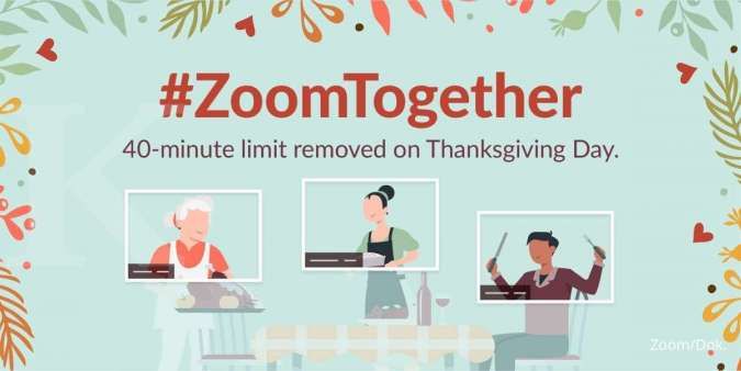 Zoom meeting #ZoomTogether akses tanpa batas