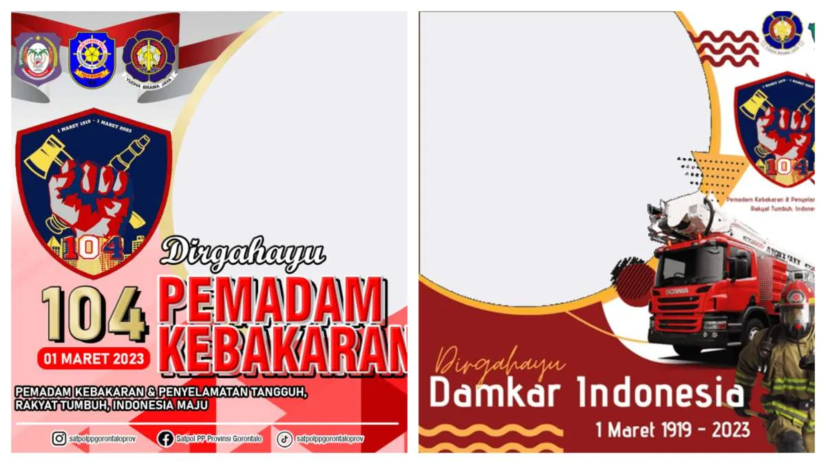 40 Twibbon HUT Damkar 2023, Pilih Desain Keren dan Bagikan di Media Sosial