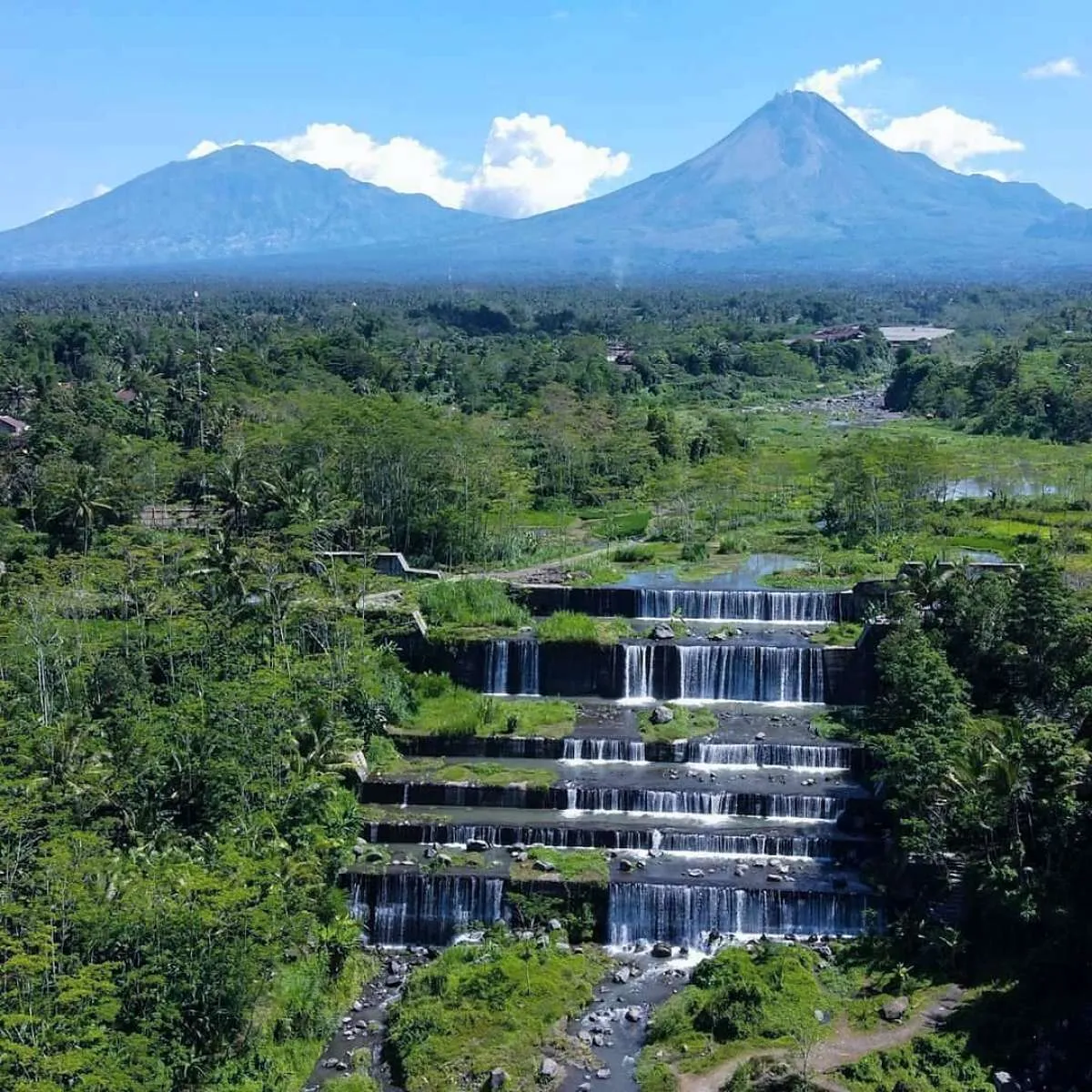 Grojogan Watu Purbo, air terjun enam tingkat yang lagi hits di Yogyakarta