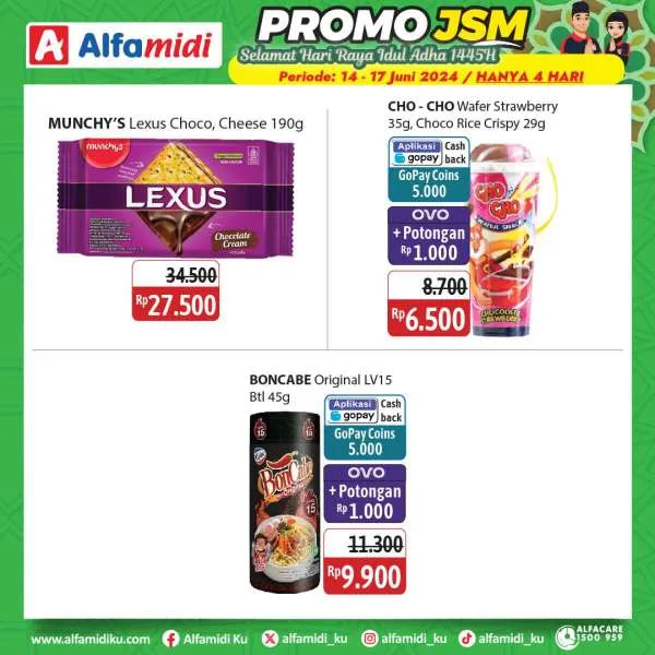 Promo JSM Alfamidi Hanya 4 Hari Spesial Idul Adha Periode 14-17 Juni 2024