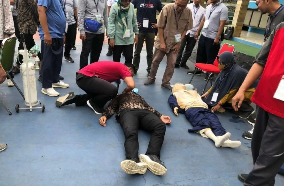 PPIH Lakukan Gladi Rencana Operasi Cegah Kematian Jemaah Haji