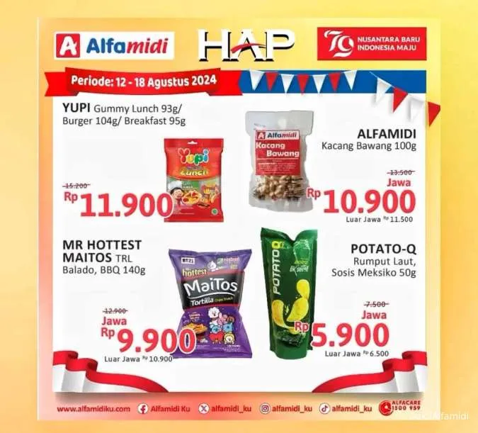 Promo Alfamidi Hemat Satu Pekan Periode 12-18 Agustus 2024