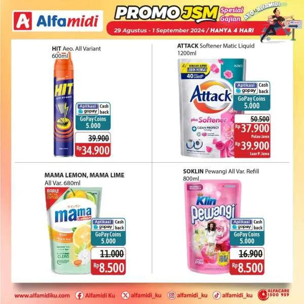 Promo JSM Alfamidi Spesial Gajian Periode 29 Agustus-1 September 2024