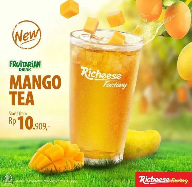 Richeese Factory menu baru Mango Tea