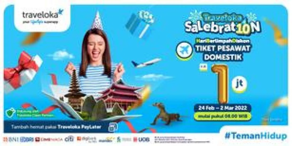 Promo Traveloka Tiket Pesawat Domestik, Dapatkan Diskon Hingga Rp 1 Juta