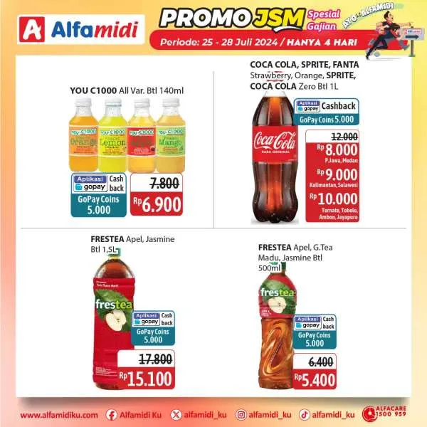 Promo JSM Alfamidi Hanya 4 Hari Spesial Gajian Periode 25-28 Juli 2024