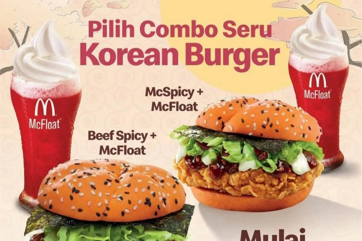 Menu Baru McD Mulai Juli 2022, Ada Combo Seru Korean Burger Cuma Rp 40.000-an