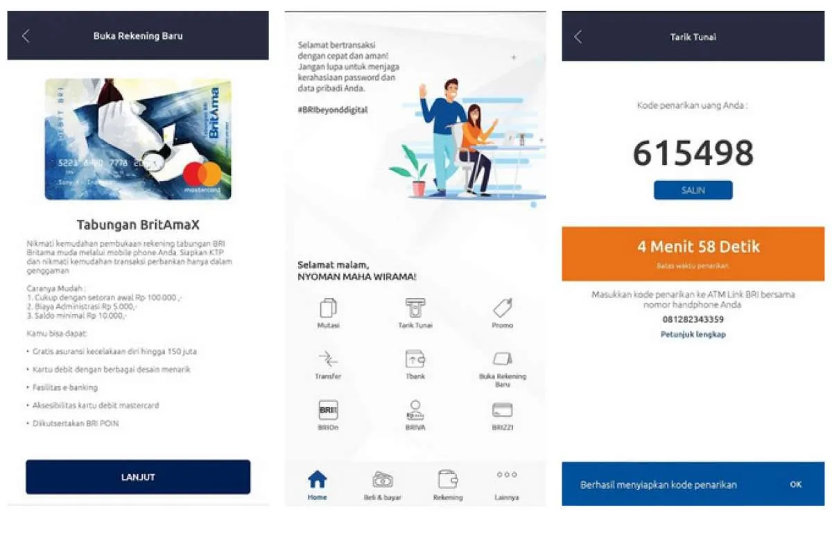 Milenial pengin buka rekening BRI, begini cara memanfaatkan aplikasi BRImo