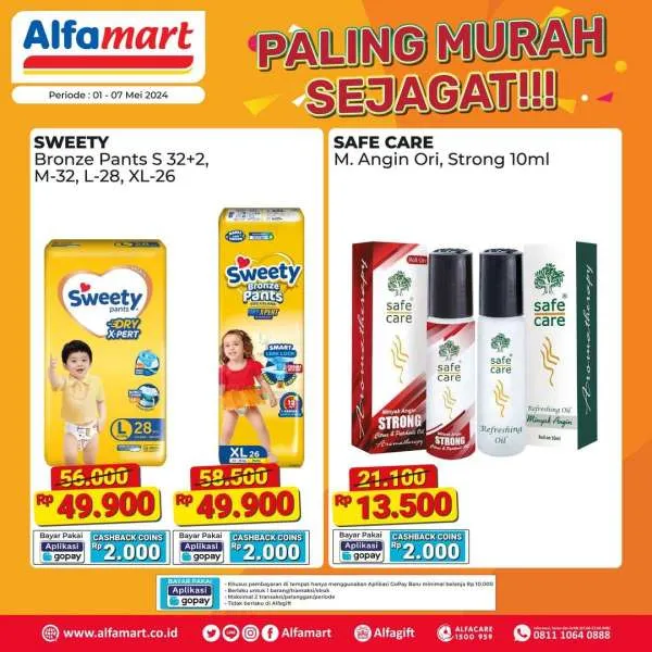 Promo Alfamart Paling Murah Sejagat Periode 1-7 Mei 2024