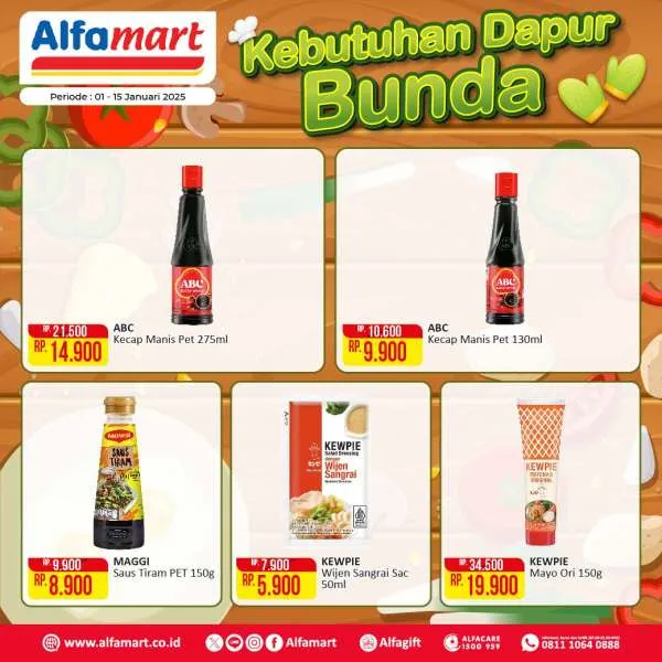 Promo Alfamart Kebutuhan Dapur Periode 1-15 Januari 2025