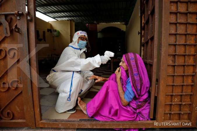 Dengan 7 juta kasus, ternyata angka kematian akibat virus corona di India rendah