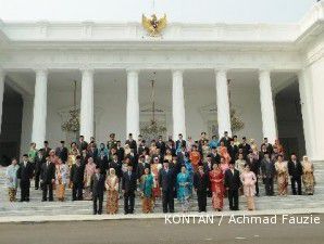 SBY lantik menteri dan wakil menteri baru