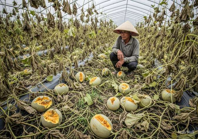 Produksi Melon Turun, Petani Minta Akses Benih Tahan Virus