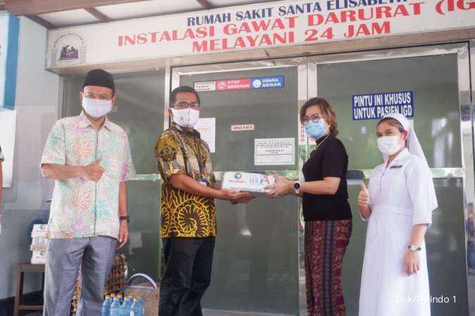 Pelindo 1 & IA ITB Sumut Salurkan Bantuan ke Rs Santa Elisabeth Medan