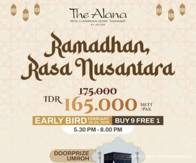 Promo Iftar Jogja: 9 Hotel Mewah Diskon Besar, Ada Hadiah Umroh!