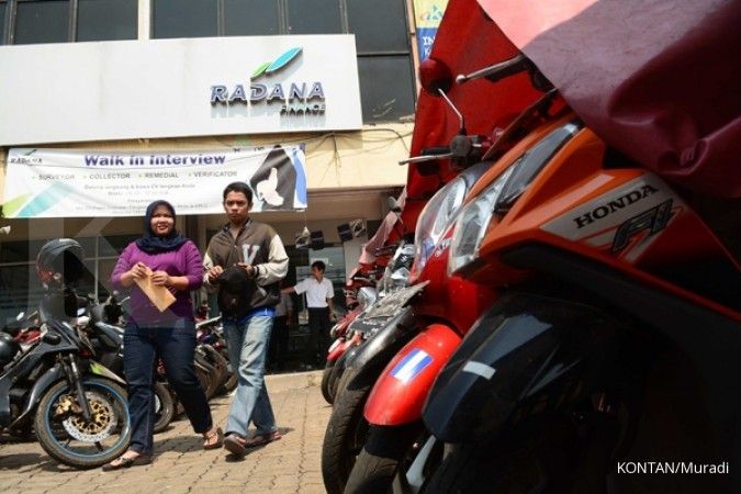 Pembiayaan Radana Finance didominasi motor baru