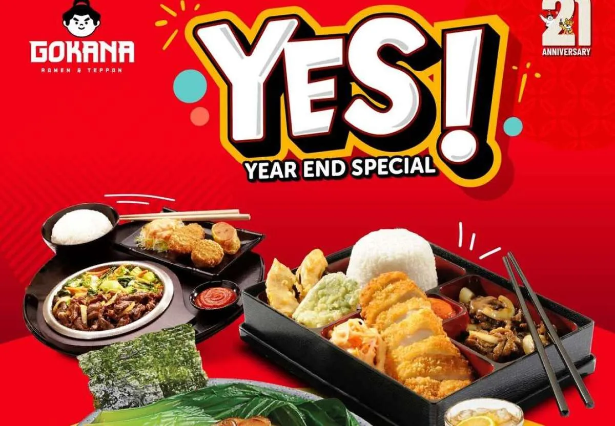 Promo Gokana Year End Special 1-30 Desember, 3 Menu Spesial Mulai Rp 59.000-an