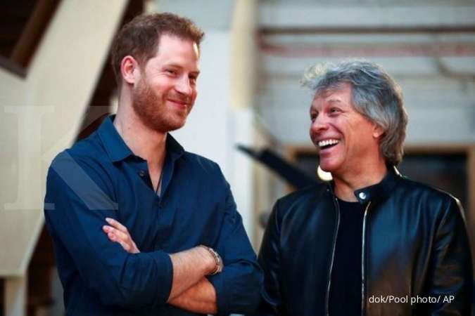 Pangeran Harry dan Jon, Bon Jovi rilis single lagu Unbroken 