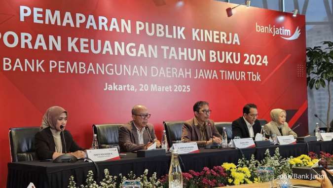 Bank Jatim (BJTM) Catatkan Laba Bersih Rp 1,28 Triliun Sepanjang 2024