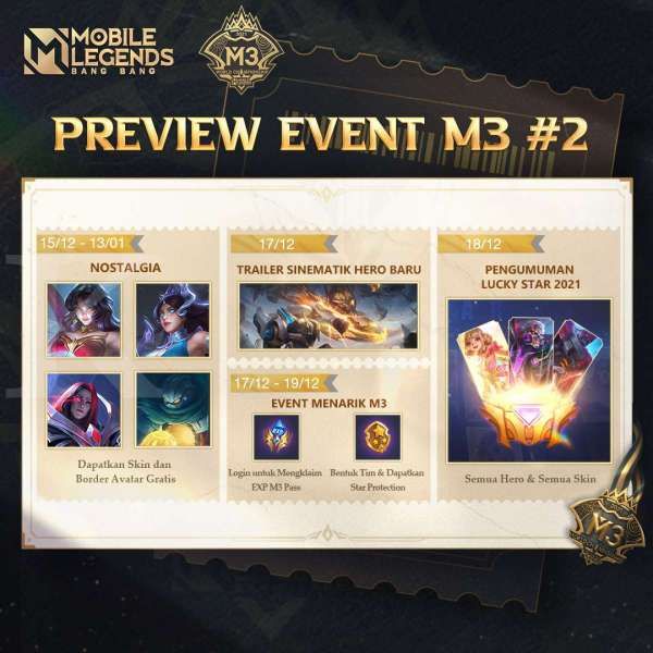 Event M3 Mobile Legends tahap ke-2