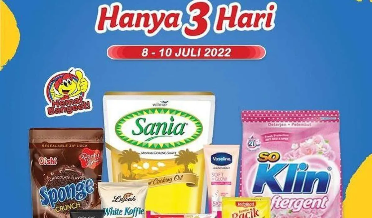 Promo JSM Indomaret 8-10 Juli 2022, Potongan Harga Berlaku Hanya 3 Hari