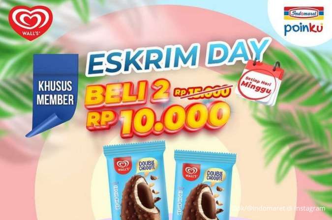 Promo Es Krim Indomaret Beli 2 Rp 10.000 Hanya Hari Ini, Promo Spesial Hari Minggu