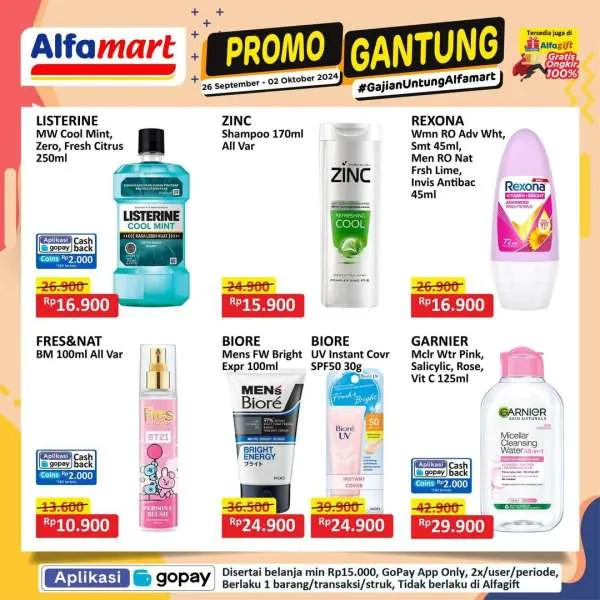 Promo Alfamart Gantung Periode 26 September-2 Oktober 2024