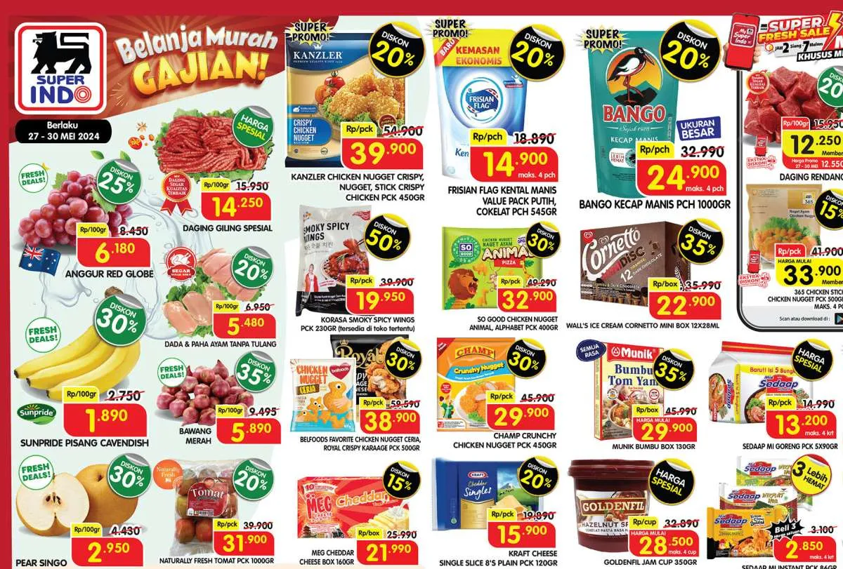 Promo Superindo Weekday 27-30 Mei 2024, Promo Gajian Dapatkan Sunlight Diskon 35%