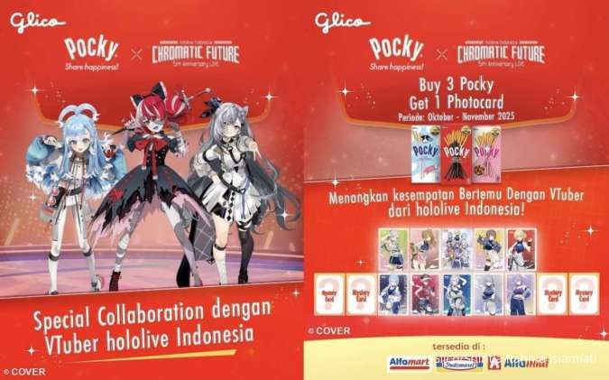 Pocky Kolaborasi dengan Hololive Indonesia, Sasar Pasar Muda Penggemar VTuber