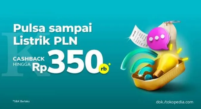 Gunakan Kode Promo Tokopedia Ini, Bayar Tagihan Hingga Hotel Cashback Rp 350.000