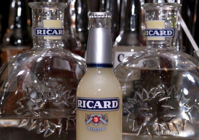 Pernod Ricard Prediksi Penurunan Penjualan Kuartal I 2026 akibat Pasar AS dan China