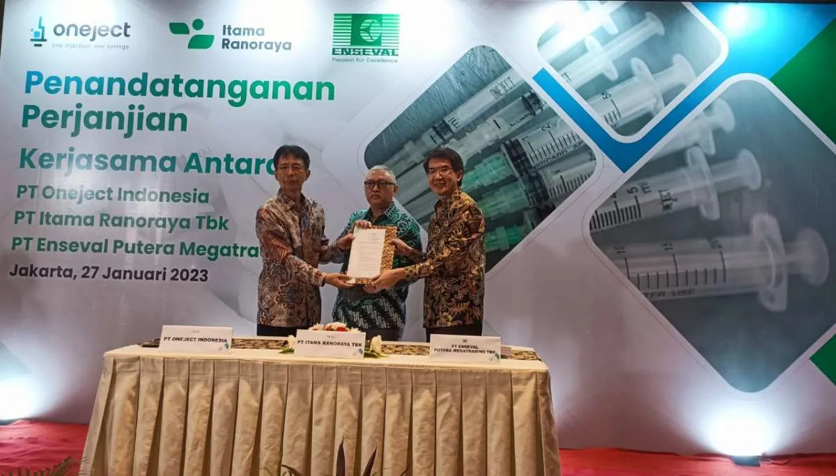 Oneject Indonesia & Itama Ranoraya (IRRA) Kerja Sama Distribusi Dengan Enseval (EPMT)