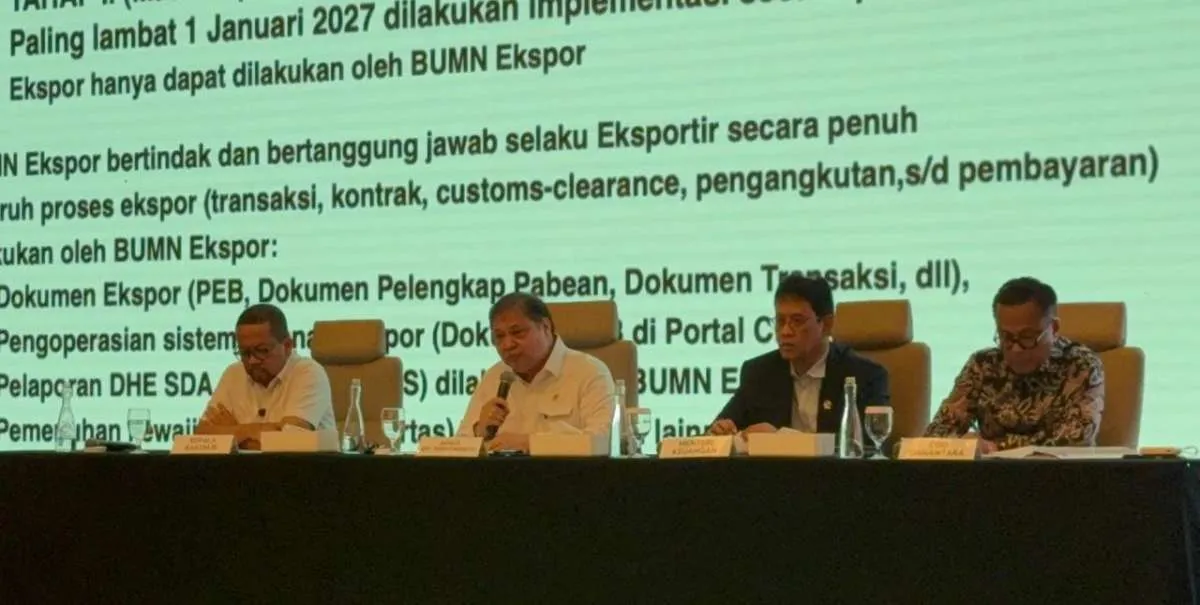 Berlaku Besok, Pemerintah Tegaskan 3 Komoditas Ini Lakukan Ekspor lewat Badan Ekspor