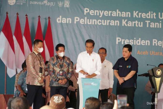 Presiden Jokowi Luncurkan Kartu Tani Digital dan KUR BSI di Aceh