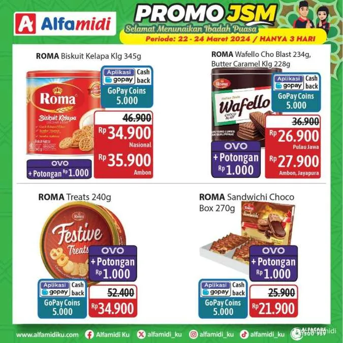 Promo JSM Alfamidi Hanya 4 Hari Periode 21-24 Maret 2024