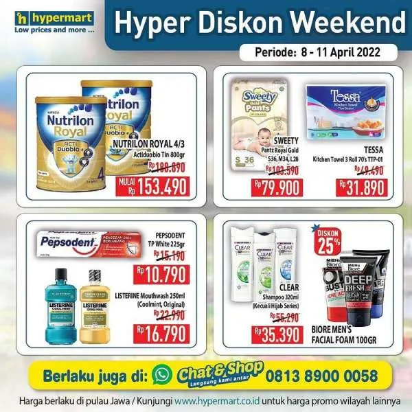 Promo JSM Hypermart 8-11 April 2022, Hyper Diskon Weekend Terbaru