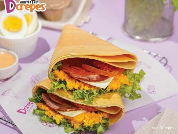 Promo DCrepes Agustus 2022, Diskon Aneka Rasa Crepes di Paket Merah Putih