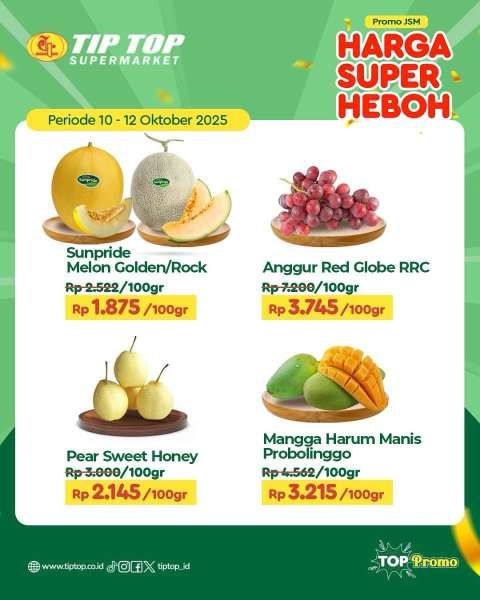 Promo JSM Tip Top 10-12 Oktober 2025