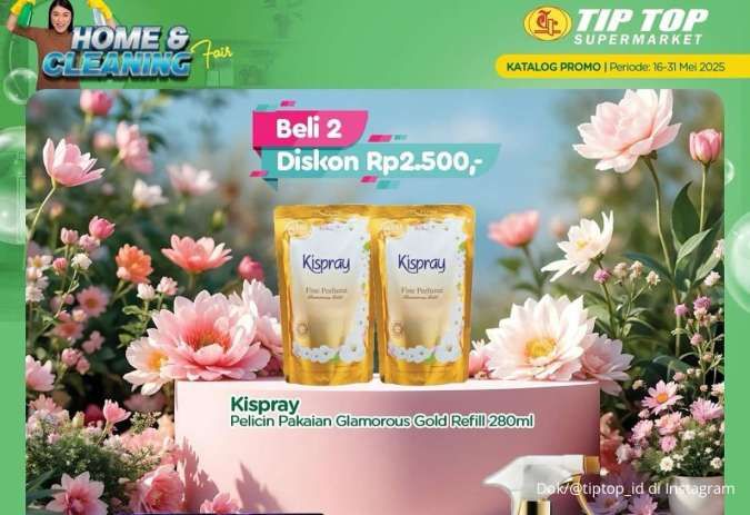 Promo Tip Top Supermarket Jelang Akhir Mei 2025, Ada Kispray Beli 2 Diskon Rp 2.500