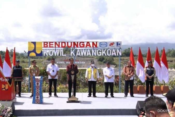 Jokowi Resmikan Bendungan Kuwil Kawangkoan Minahasa Utara Senilai Rp 1,9 Triliun