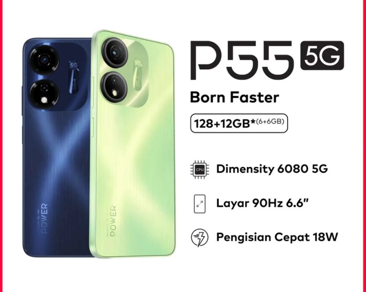 Itel P55 5G Resmi Hadir di Indonesia, Jadi HP 5G Termurah