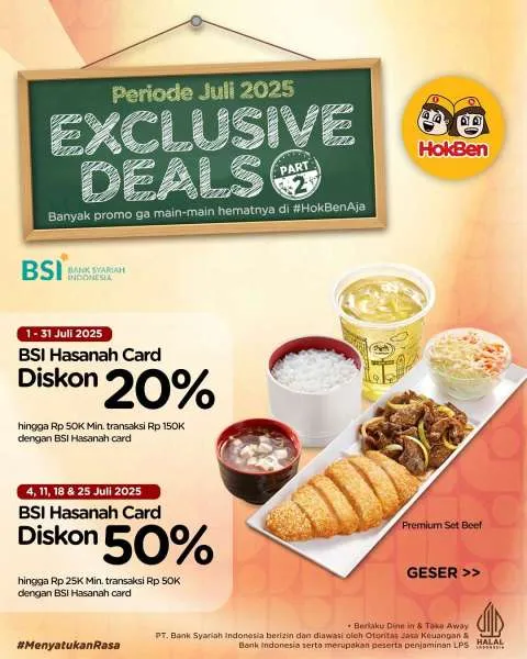 Penawaran Spesial Promo Exclusive Partner Deals Juli 2025 dengan BSI